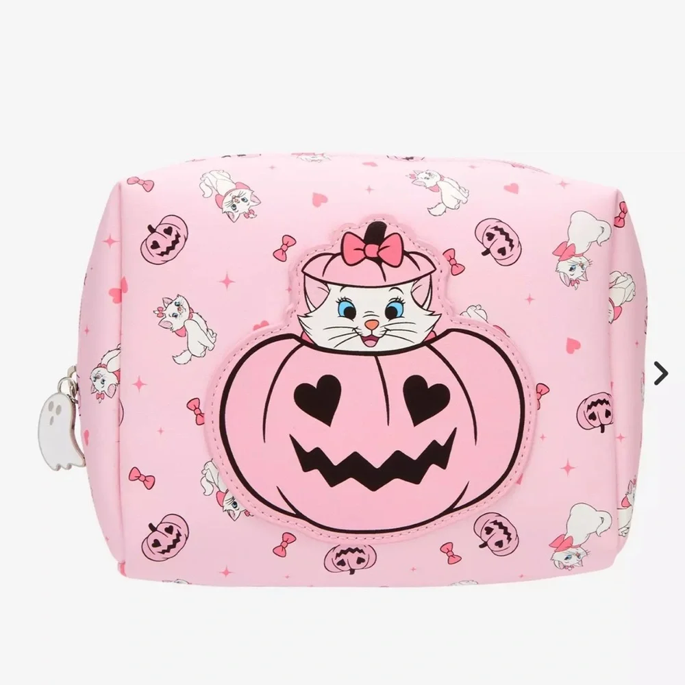 Disney The Aristocats Marie Halloween Jack-o-Lantern Pink Pumpkin Complete Set